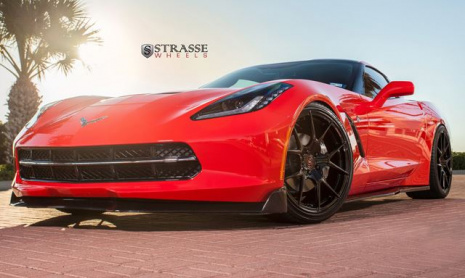 Chevrolet Corvette C7 Stingray на дисках Strasse